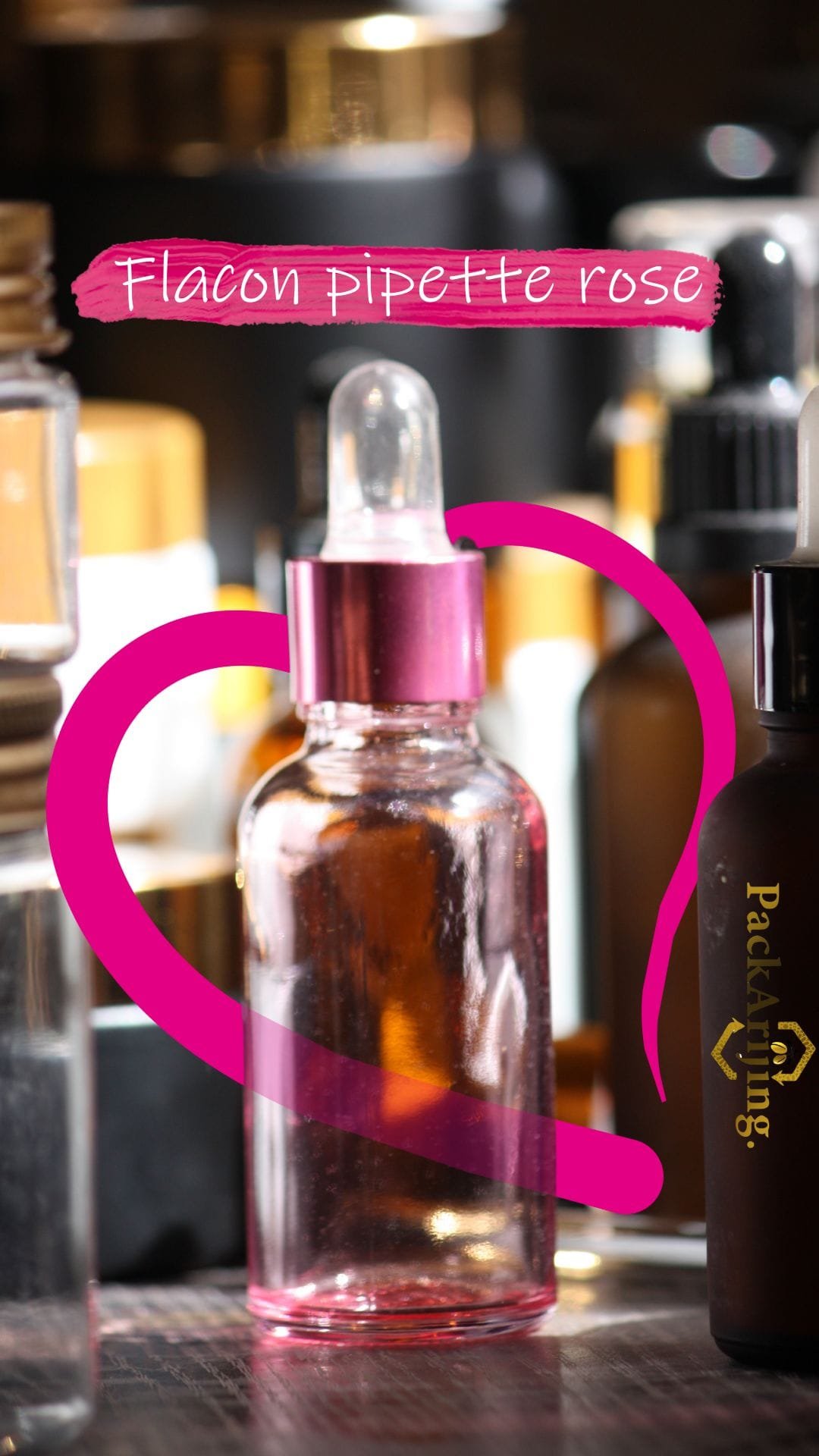 Flacons pipette rose(1)