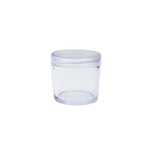 12 pièces Pot Plastique 20 g cap transparent