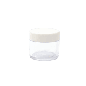 12 pièces Pot Plastique 20 g cap blanc