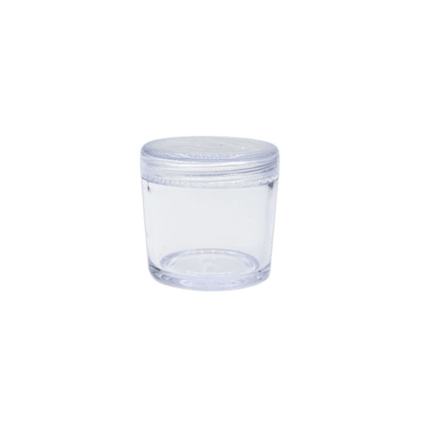 12 pièces Pot Plastique 20 g cap transparent