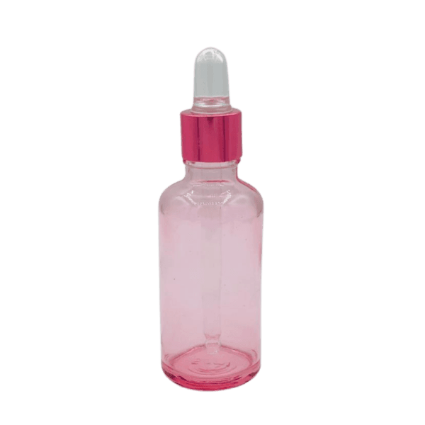 Flacon Pipette 100ml Rose Brillant Bague Rose