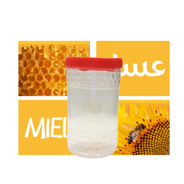 Pot plastique alimentaire (miel) 500g