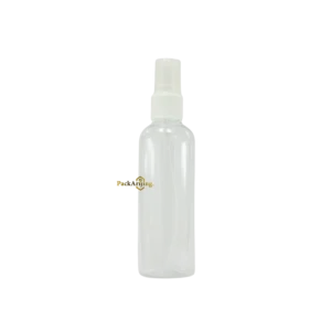12 Spray en plastique transparent bouchon blanc 100ml
