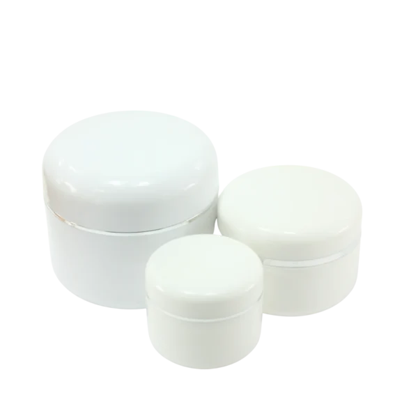 Pot plastique blanc bombé 150g – Image 2