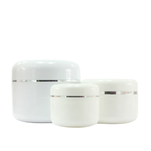 Pot plastique blanc bombé 150g – Image 3
