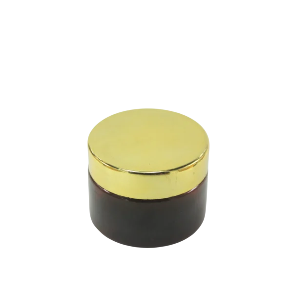 Pot Plastique Marron Cap Doré 150g – Image 2