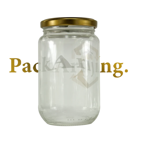 Pots en verre alimentaires avec couvercle doré – Pack’Arijing