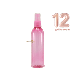 12 pièces Spray Plastique Rose transparent 125 ml