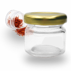 Pot en verre 2g (safran)