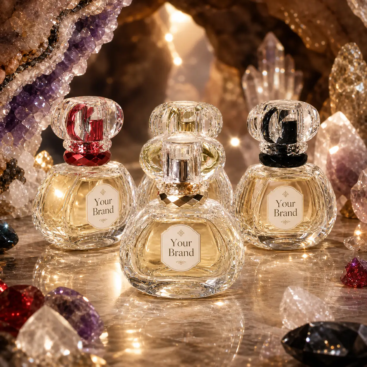 Flacon Parfum Bijou Facetté
