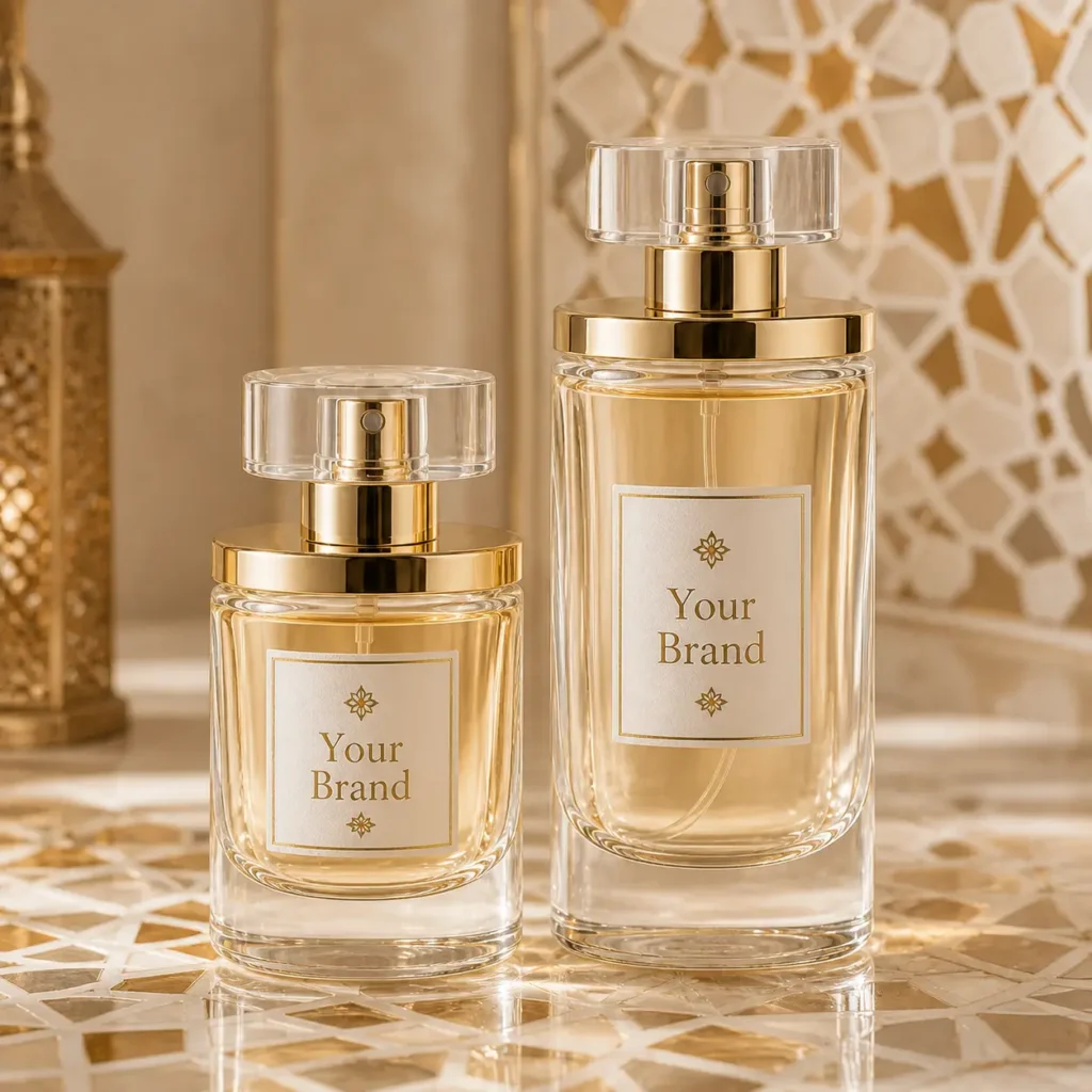 Flacon Parfum Élégance Dorée | PackArijing